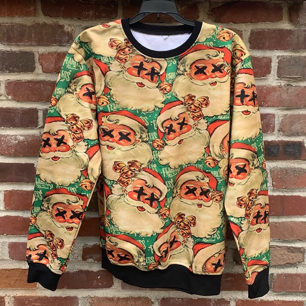 NEW Vintage Style Santa Sweatshirt